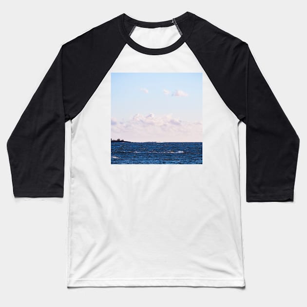 Baltic Sea Baseball T-Shirt by ansaharju